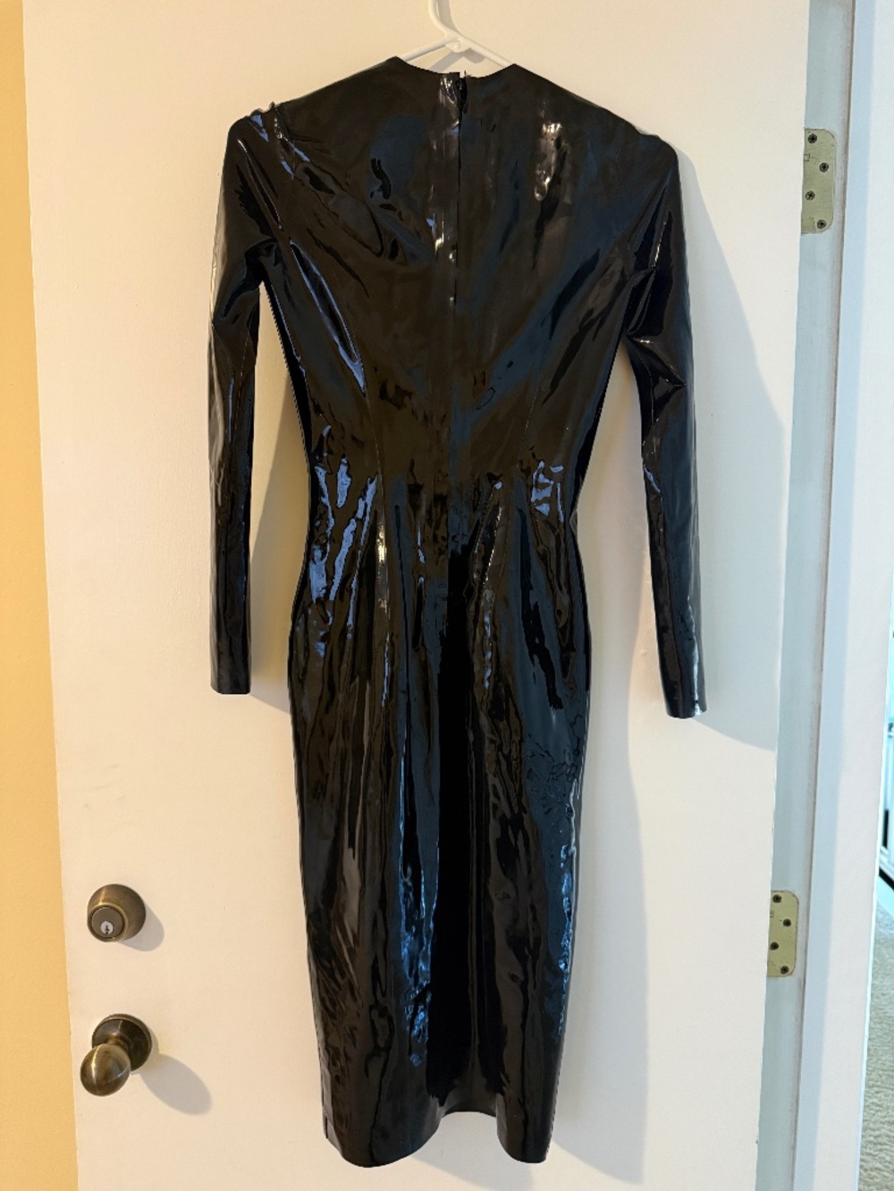 Atsuko Kudo Latex Midi Pencil Dress